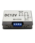 Two Pack Programmable Timer Delay Relay With LED Display On Off Cycle Timer Switch Digital Time Relay Module DC12V 20A Gray