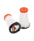Premium Robot Sweeper Filter Replacement Compatible With Electrolux ZB3003 ZB3013 ZB6118 ZB5108 Vacuum Cleaner Parts two white filters with orange tops