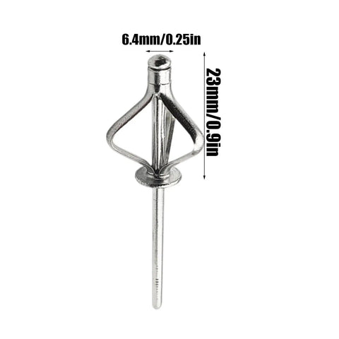 Heavy Duty Blind Rivets Kit With Stainless Steel Mandrel And Aluminum Caps, 6.4x23mm dimensions, close-up view