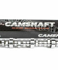 Full Send Stage 2 Performance Cam Kit Featuring Titanium Retainers High Lift Valve Springs And Premium Pushrods For Z06 Corvette and Camaro Z28 Engine Builds Seeking Serious Daily Kick, shiny camshaft with packaging.