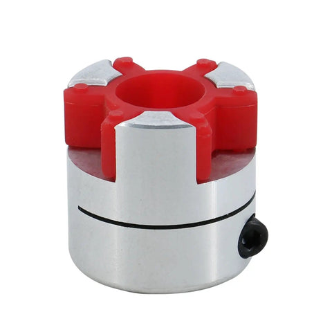 Three Pack Jaw Flexible Coupling Plum Adapter With Rubber Spiders for accurate motor mounting on 5Mm to 12Mm shafts.