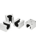 Heavy Duty SBR40 Linear Guide Rail Set Paired With Slider Blocks Cast From Hardened Steel deliver crisp slide action for DIY CNC.