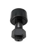 Heavy Duty Spherical Cam Follower Bearing Featuring Rock Solid Black Oxide Coated Alloy Steel Construction With Drop In Ready Cr10r Dimensions, top view.