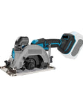 Kickass Electric Track Circular Saw Delivers Razor Sharp Cuts On Hardwood And Plywood With 0 To 45 Degree Adjustable Bevel and Limit Stops.