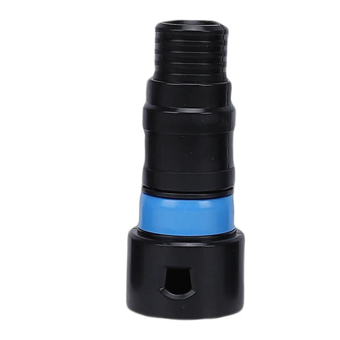 Bewinner 7 Pcs Vacuum Hose Expansion Adapters Quick Connectors For Workshop Dust Collection Kits with blue and black ABS plastic connector.