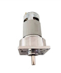 Big Time 775 Dc Gear Motor Offering Hella Solid 80 Kg Cm Torque And Smooth Variable Speed Settings Ideal For Heavy Duty Electric Tool Mods And Weekend Warrior Builds, close-up of silver metal motor.