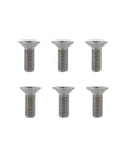 Sick Titanium Steering Wheel Bolts M5 X 12mm Six Piece Countersunk Flat Head Screw Kit For Slick Handling And Knockout Street Performance Upgrade Hardware, six titanium bolts.