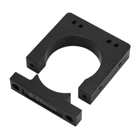 Bedrock Stable Cnc Spindle Motor Holder And Aluminum Oxide Clamp For Router Engraver, 65mm precision mount bracket, durable design.