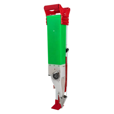 Effortless Handheld Seed Planter That Lets You Stand Up And Seed Adjustable Slots For 1 To 3 Seeds, green and red tool