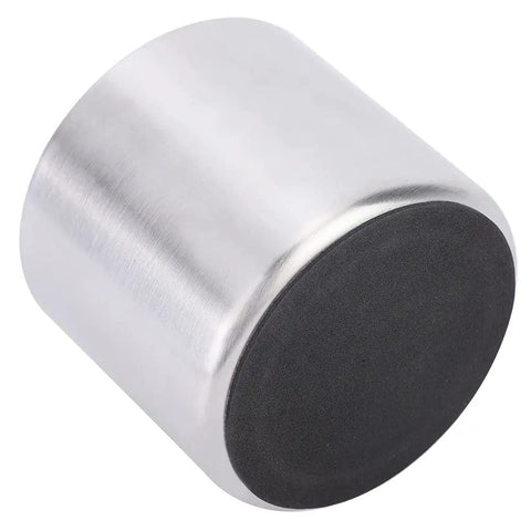 Heavy Duty Manual Garlic Crusher Chopper Slick Design Built Tough For A Smooth Operation With Genuine 304 Stainless Steel, close-up view.
