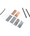 Metal Electrodes Kit For Basic Electricity Science Demos With Zinc Sheets Copper Plates Iron Anode Sheet And Graphite Rods