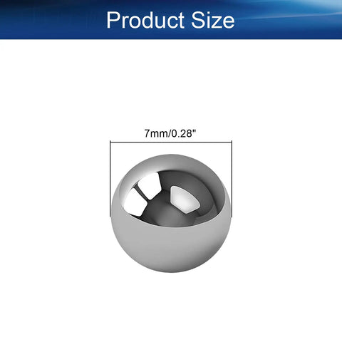 Premium Loose Ball Bearings For Bicycles Featuring Precision G5 Tolerance Crafted From Tough 304 Stainless Steel, 7mm ball size.