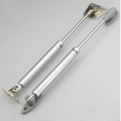 Top Shelf Pneumatic Support Rod For Soft Close Kitchen Cabinet Doors Hydraulic Gas Spring Lift Arm 100N Metal Head design.