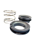Straight Up Silicon Carbide Mechanical Seal With Heavy Duty Spring For Food Milk Water Sanitary Pumps Built Tough Under High Heat And Pressure SiC SiC Vit Pump Replacement Part, showing silicon carbide rings and spring.