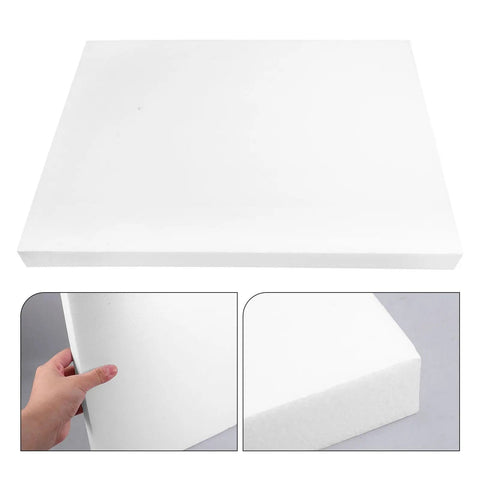 Two Piece High Density Polyurethane Foam Sheets Hard As Nails Cuttable Cushioning Pads Wear Resistant Foaming Board close-up view
