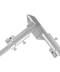 Heavy Duty Stainless Steel Vernier Caliper Built To Crush Tough Precision Jobs Measures Gear Tooth Thickness Exactly dual slide scales