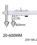 Top Shelf Digital Vernier Caliper With Cone Head Grip And Center Distance Measurement Rock Solid Stainless Steel Build Delivers Dead Accurate Industrial Readings Zero Hassle Setup with clear measurements.
