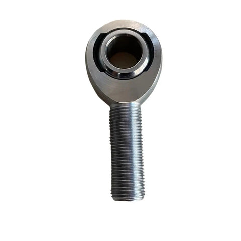Rugged Two Pack Male Rod Ends With Nuts Featuring Fifty Eight Inch Self Aligning Rose Joint Bearings In Zinc Plated Steel built tough as nails for driving over rough terrain daily.