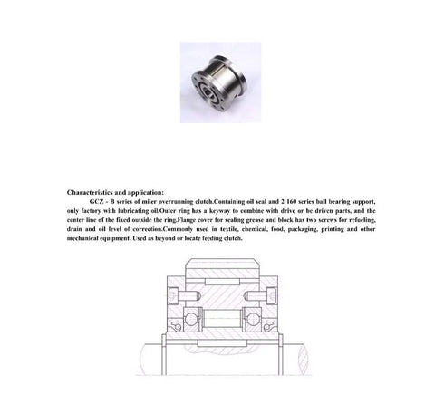 Rock Solid Heavy Duty One Way Clutch Needle Roller Bearing Steel Overrunning Drive Component Industrial Machine Part Bulletproof Anti Rust Coated Pro Grade Reliability, showing detailed clutch design.