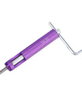 Thread Repair Insert Kit 4 20 UNC System 12 Pack Wire Screw Sleeve Pro Grade Heavy Duty tool with purple handle