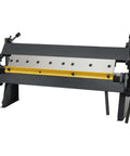 24 Inch Pan And Box Brake Industrial Metal Bender For Sheet Metal With Removable Fingers 2, 3, And 4 Inches, 0 To 135 Degrees
