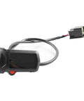 Direct Replacement Digital Speedometer With Hour Meter For Light Bee X And Light Bee S Electric Dirt Bike, Real Time Speed Display In KmH With Odometer And Total Ride Time On Large LCD, black plastic unit with connector cable