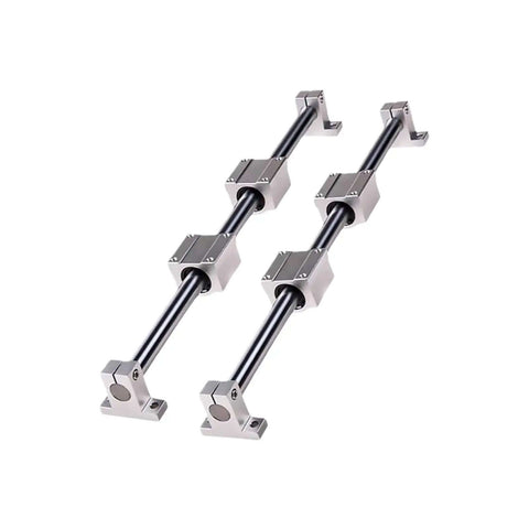 High Precision SCS20LUU Linear Guide Rail Kit With Four Bearing Blocks And Two 20mm Optical Axis Rods Plus SK20 Support for CNC machines