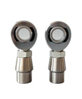 Badass Chromoly Heim Joint Rod End Kit With Pair Of Three Quarter Inch Linkage Arms Featuring Left And Right Hand Threads in close-up view.