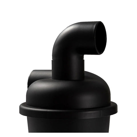 Heavy Duty Cyclone Dust Separator For Vacuum Cleaners, DIY Turbocharged Dust Collector, close-up of top inlet pipe