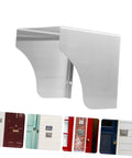 No Sweat Straight Up Weatherproof Doorbell Hood Plus Splashproof Outdoor Electrical Outlet Protector To Safeguard Ev Charger And Access Control Box Rain Or Shine Packs Of Four, sleek silver doorbell hoods.