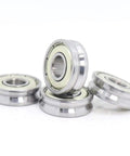 Built Tough V Groove Sealed Ball Bearings 8mm X 22mm X 7mm Precision Rail Rollers for Linear Motion Projects, 4 Kit.