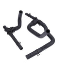 Heater Hose Set With Tee For Return Replacement For Dodge Journey 2.4L VVT 2009 2019 Beefed Up Premium Rubber Hose Kit on white background