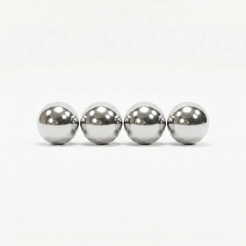 Heavy Duty Carbon Steel Replacement Balls Half Inch Diameter Knockout Quality Machine Parts Precision Smooth Rolling Spheres Four Pack