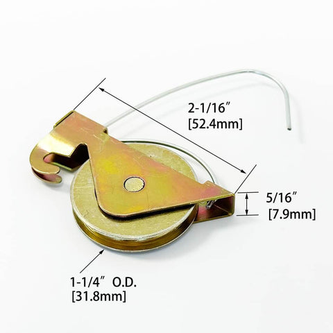4 Pack Sliding Screen Door Spring Tension Rollers Replacements For Arcadia KD Series And KDEX20 Doors with measurements