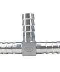 304 Stainless Steel Hose Tail Connectors, T Type And Y Type Pipe Fittings For 6mm To 12mm Hoses, 40mm Tee Size, Heavy Duty Quick Connects, Durable Water Line Fittings For Home, DIYers And Garden Projects T-type hose connector with 304 marking