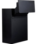 Tough As Nails Through The Wall Mail Drop Box With Adjustable Chute And Secure Code Lock Rainproof Wall Mount Black