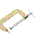 Heavy Duty 12 Inch C Clamp With Deep Hold And Wide Clamping Range Tool For Woodworking And Welding Heat Treated Fixture In Carbon Steel And Cast Iron G Type Clamping Grip For Secure Boards And Parts 1 Pack, 12-inch steel G clamp