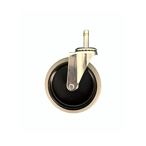 Panellift 5 Inch Caster Gray for Panellift Models 138 2 and 125, genuine Panellift accessory, metal wheel assembly, front view.