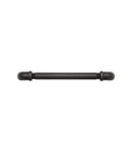 Vintage Bronze Kitchen Cabinet Pulls, Rustic Industrial Drawer Handles For Dressers And Cupboards, Five Point Three Inch Hole Center Heavy Duty Cabinetry Hardware installed.