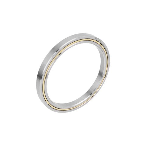 Precision Thin Section Roller Bearing Replacement For KD045XP0 CSXD045 RD045XP0 SD045XP0 shiny steel ring with gold accent