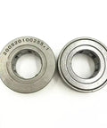 Premium One Way Needle Roller Bearing Clutch Overrunning Bushing 17X35X12 mm showing two stainless steel bearings.