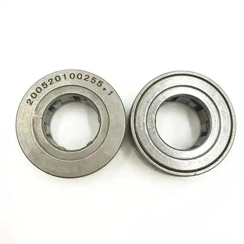 Premium One Way Needle Roller Bearing Clutch Overrunning Bushing 17X35X12 mm showing two stainless steel bearings.