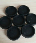 Road Ready Dust Caps For Linear Slide Guideway Rails 20 mm Hgh20 Hsr20 Hgw20 Egh20 Egw20 20 Pack stacked black rubber caps