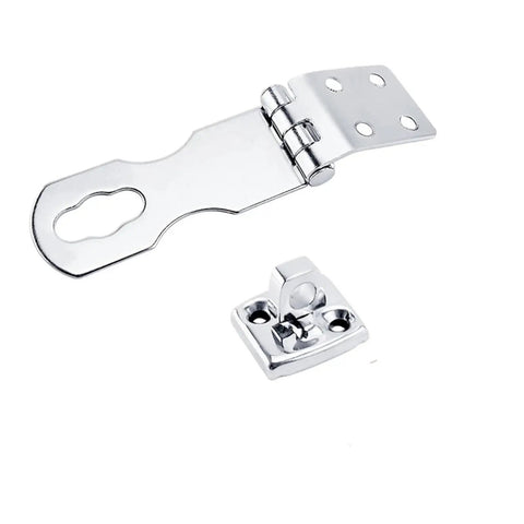 Marine Grade 316 Stainless Steel Deck Locker Hatch Latch Swivel Twist Clasp For Boats Yachts And RVs with shiny finish.
