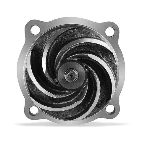 Heavy Duty Water Pump With Beefed Up C And U Bearing Fits Caterpillar Cat 3204 3208 Engines For 910 926 215 Wheel Loaders, front view.