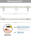 Measurement diagram of 20 Pack Brushed Nickel Cabinet Handles 6-1/4 Inch Center To Center Stainless Steel Drawer Pulls with screw lengths.