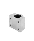 2 Pcs SCS10UU Linear Motion Bearing Slides 10mm Length for CNC Parts, 3D Printer Parts, and Precision Machine Tools, aluminum block bearing