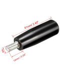 Revolving Handwheel For Milling Machines And Lathes With Black Handle And M8 Male Threaded Stem 14mm Thread Length 22mm Grip 61mm Handle