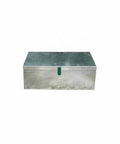 Durable Galvanized Steel Tool Box With Lock And Handle For Workshop, Truck Bed, And Job Site Organization, Rust Resistant Heavy Duty Metal Storage Container