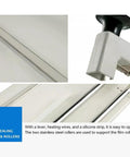 Heavy Duty 2 In 1 Shrink Wrap Machine And Heat Sealer 800W Adjustable Speed Packaging Rig with sealing bar and rollers.